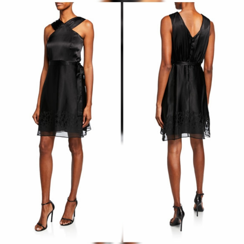 NWT Rachel Roy Ophelia Star-Printed Dress …